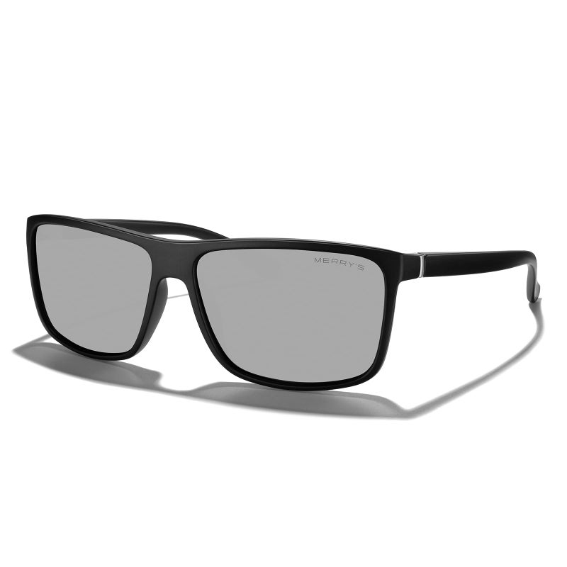 MERRY'S Rectangular Polarized Sports Sunglasses for Men Women Cycling Driving Fishing UV400 Protection S8225 - Image 1